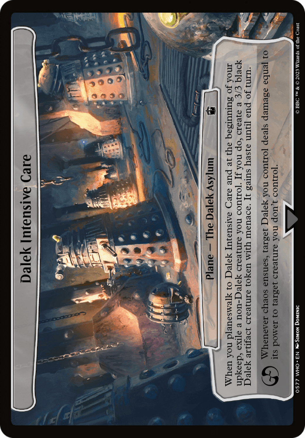 Dalek Intensive Care [Doctor Who] MTG Single Magic: The Gathering  | Multizone: Comics And Games