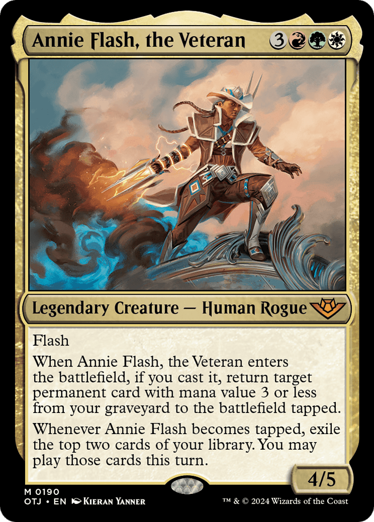 Annie Flash, the Veteran [Outlaws of Thunder Junction] MTG Single Magic: The Gathering  | Multizone: Comics And Games