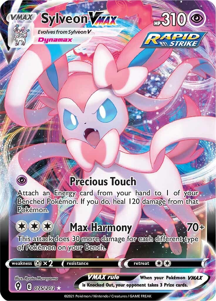 Sylveon VMAX (075/203) [Sword & Shield: Evolving Skies] Pokemon Single Pokémon  | Multizone: Comics And Games