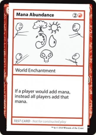 Mana Abundance (2021 Edition) [Mystery Booster Playtest Cards] MTG Single Magic: The Gathering  | Multizone: Comics And Games