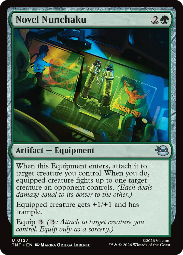 Novel Nunchaku [Teenage Mutant Ninja Turtles] MTG Single Magic: The Gathering  | Multizone: Comics And Games