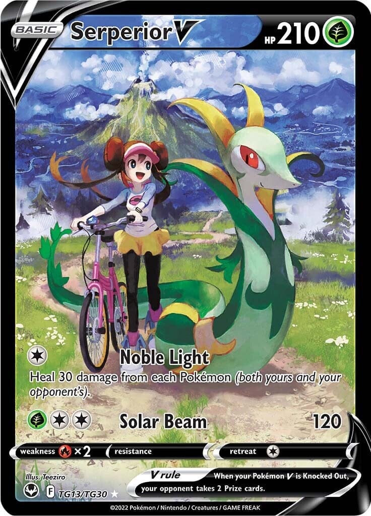 Serperior V (TG13/TG30) [Sword & Shield: Silver Tempest] Pokemon Single Pokémon  | Multizone: Comics And Games