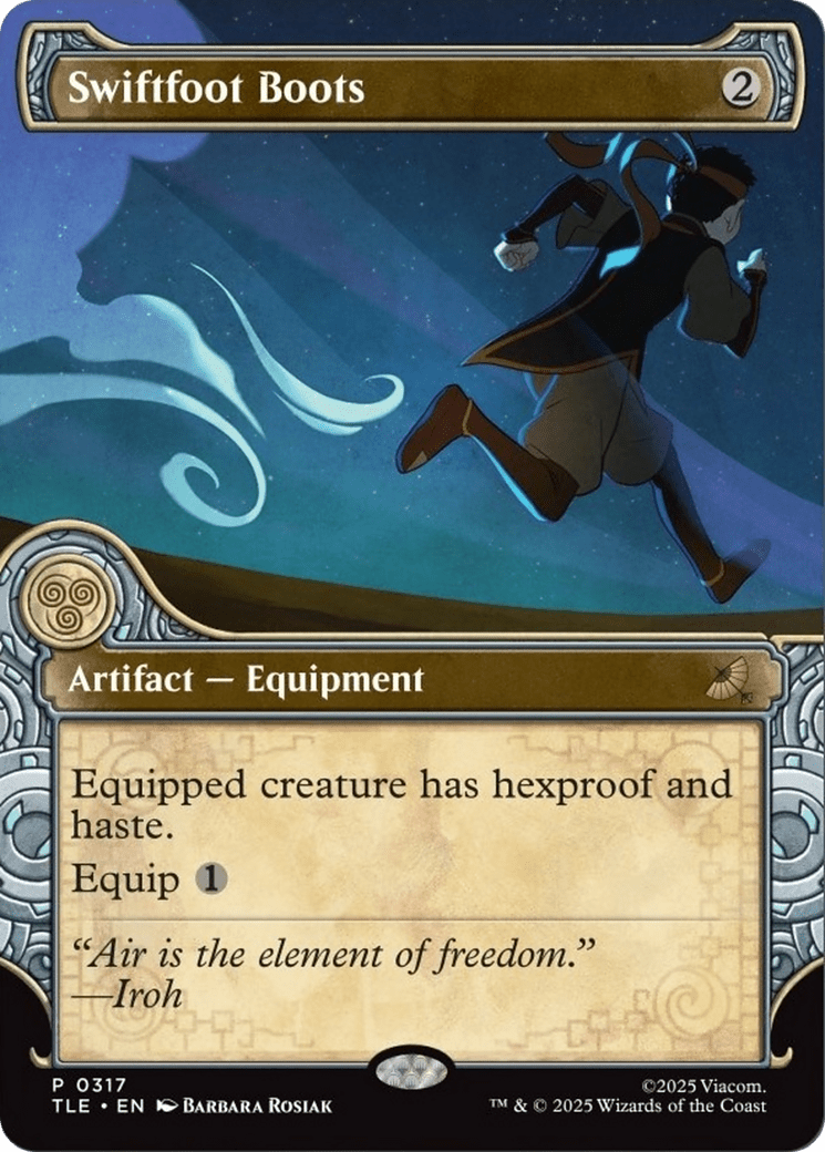 Swiftfoot Boots (Showcase) [Avatar: The Last Airbender: Eternal-Legal] MTG Single Magic: The Gathering  | Multizone: Comics And Games