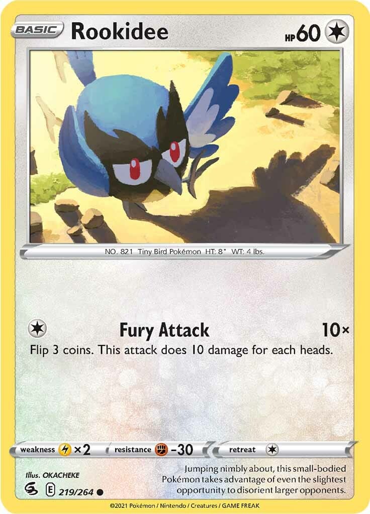 Rookidee (219/264) [Sword & Shield: Fusion Strike] Pokemon Single Pokémon  | Multizone: Comics And Games