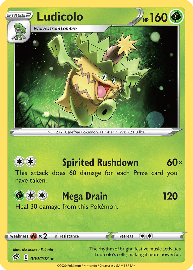 Ludicolo (009/192) [Sword & Shield: Rebel Clash] Pokemon Single Pokémon  | Multizone: Comics And Games