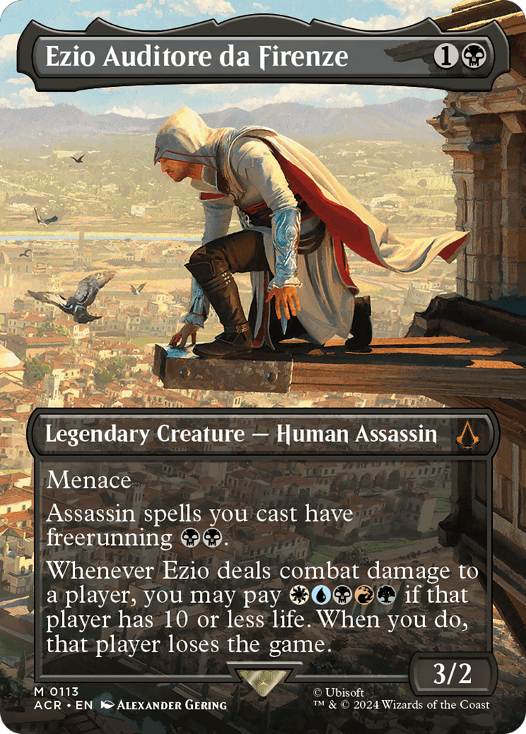 Ezio Auditore da Firenze (Borderless) [Assassin's Creed] MTG Single Magic: The Gathering  | Multizone: Comics And Games