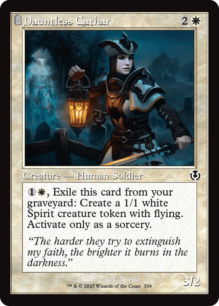 Dauntless Cathar (Retor Frame) [Innistrad Remastered] MTG Single Magic: The Gathering  | Multizone: Comics And Games