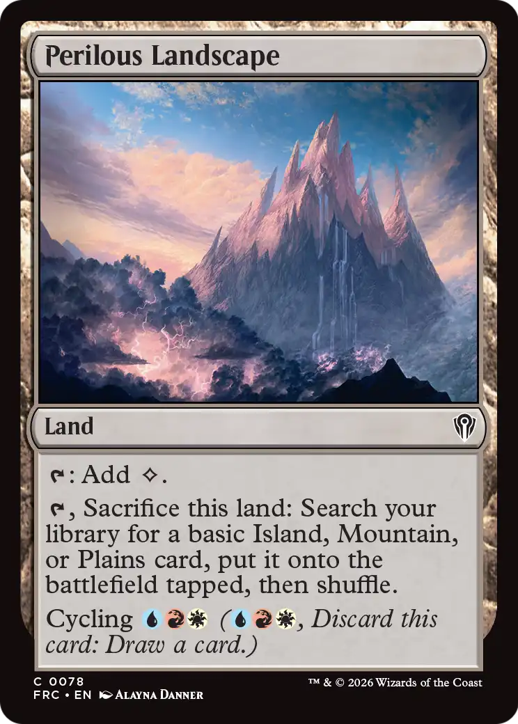 Perilous Landscape [Reality Fracture Commander] | Multizone: Comics And Games