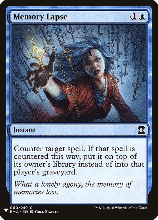 Memory Lapse [Mystery Booster] MTG Single Magic: The Gathering  | Multizone: Comics And Games