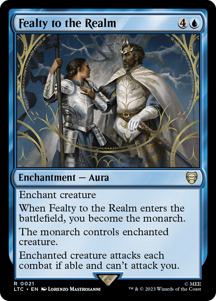 Fealty to the Realm [The Lord of the Rings: Tales of Middle-Earth Commander] MTG Single Magic: The Gathering  | Multizone: Comics And Games