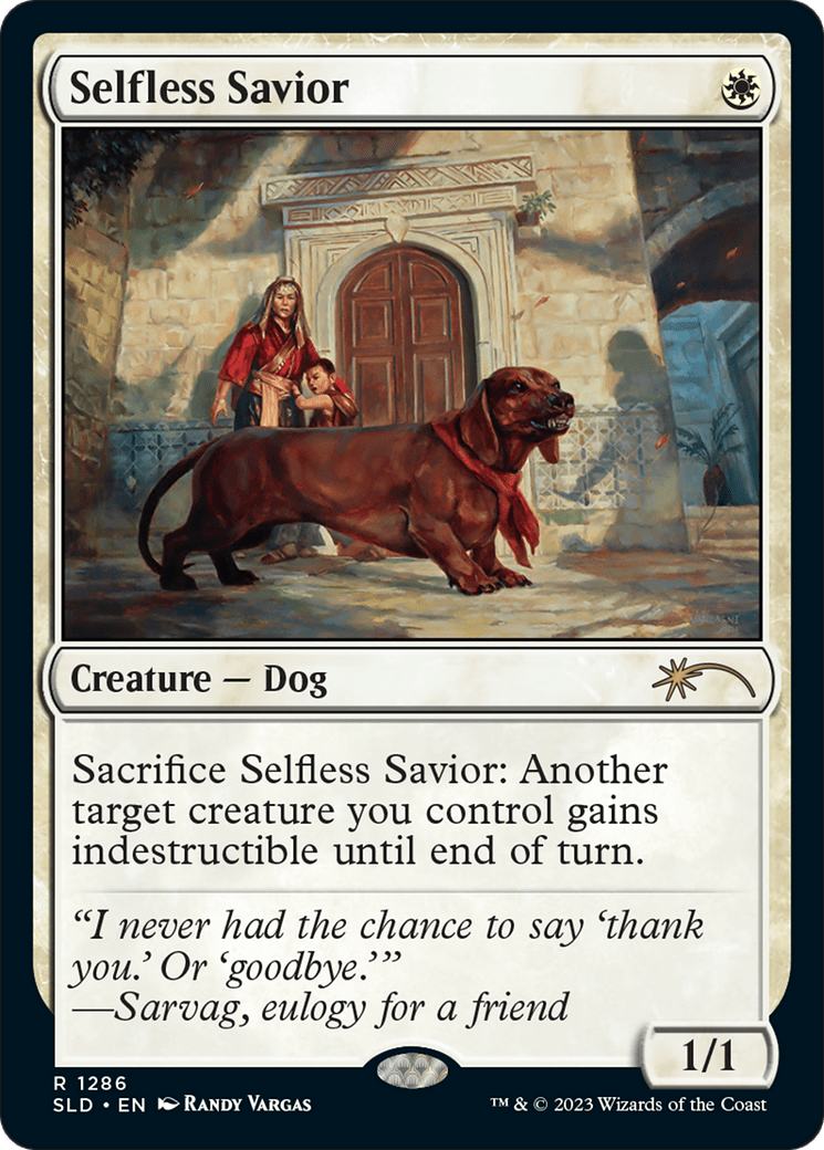 Selfless Savior [Secret Lair Drop Series] MTG Single Magic: The Gathering  | Multizone: Comics And Games
