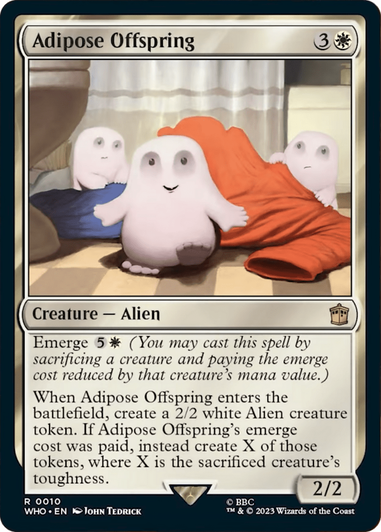Adipose Offspring [Doctor Who] MTG Single Magic: The Gathering  | Multizone: Comics And Games