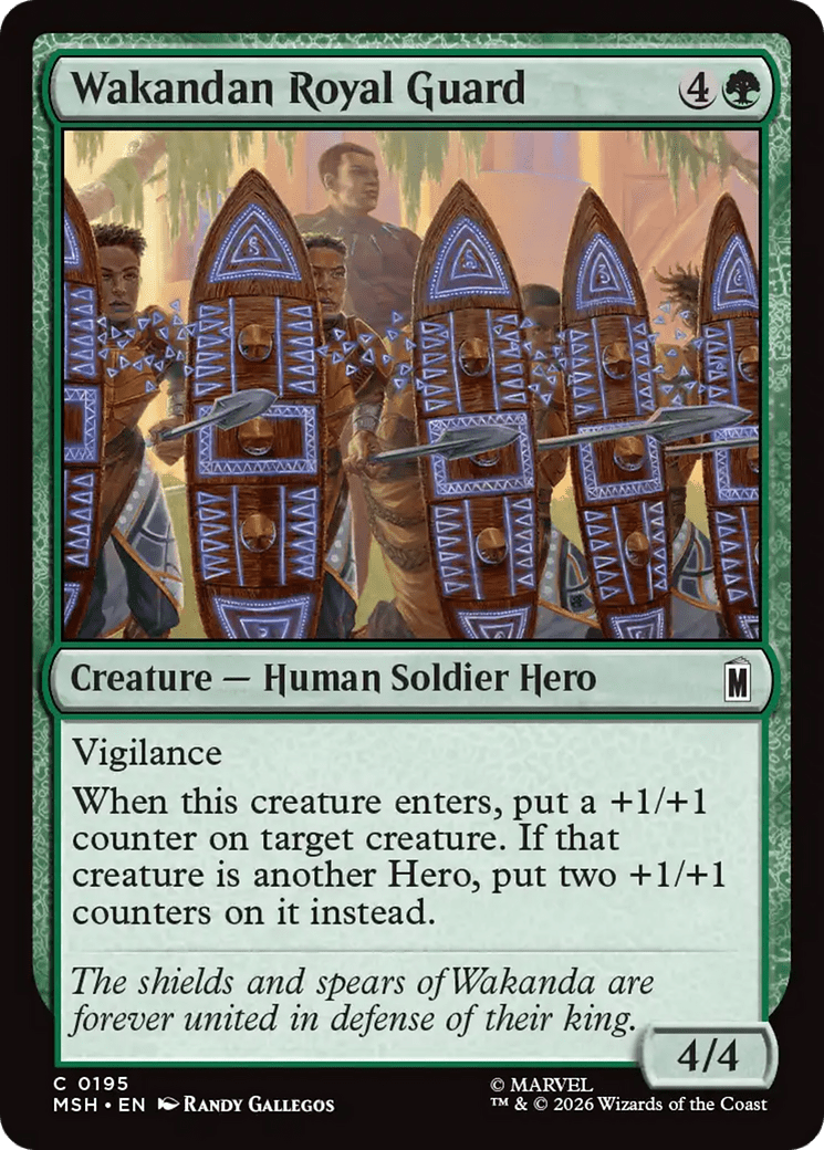 Wakandan Royal Guard [Marvel Super Heroes] MTG Single Magic: The Gathering  | Multizone: Comics And Games