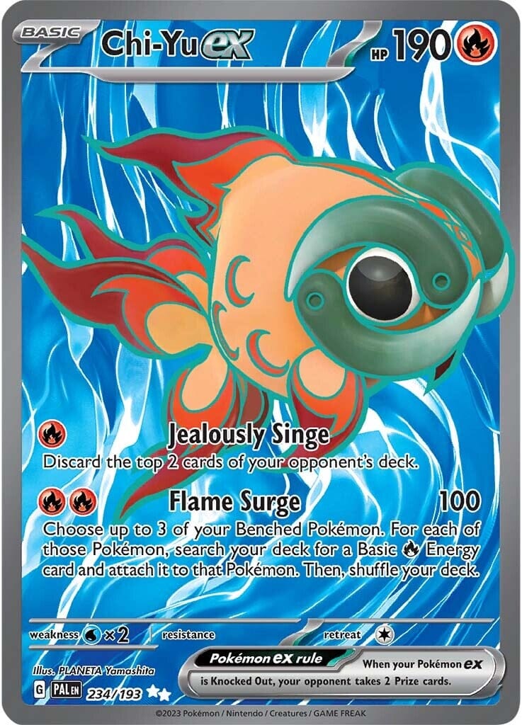 Chi-Yu ex (234/193) [Scarlet & Violet: Paldea Evolved] Pokemon Single Pokémon  | Multizone: Comics And Games