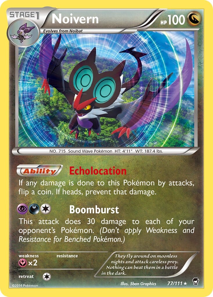 Noivern (77/111) (Cosmos Holo) (Blister Exclusive) [XY: Furious Fists] Pokemon Single Pokémon  | Multizone: Comics And Games