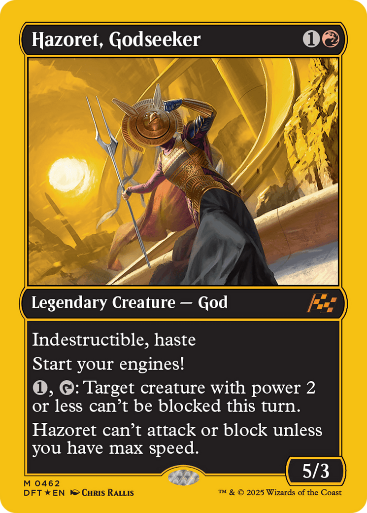 Hazoret, Godseeker (First-Place Foil) [Aetherdrift] MTG Single Magic: The Gathering  | Multizone: Comics And Games