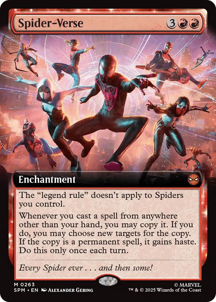 Spider-Verse (Extended Art) [Marvel's Spider-Man] MTG Single Magic: The Gathering  | Multizone: Comics And Games