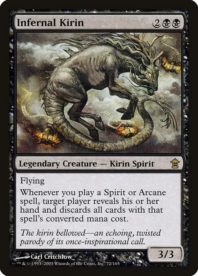 Infernal Kirin [Saviors of Kamigawa] MTG Single Magic: The Gathering  | Multizone: Comics And Games