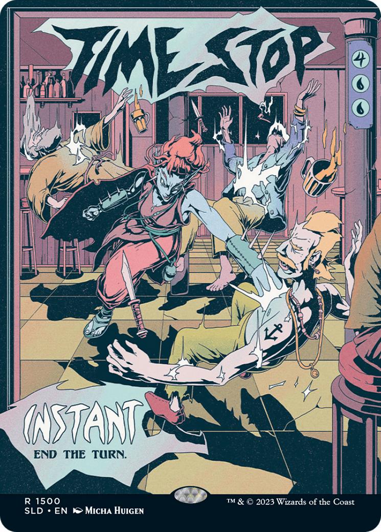 Time Stop [Secret Lair Drop Series] MTG Single Magic: The Gathering  | Multizone: Comics And Games
