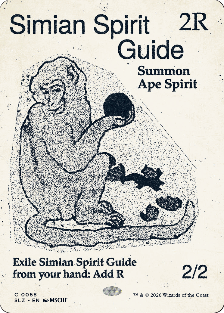 Simian Spirit Guide (0068) [Secret Lair x MSCHF: The Zeta Set] | Multizone: Comics And Games