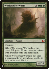 Worldspine Wurm [The List] | Multizone: Comics And Games