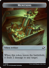 Robot // Munitions Double-Sided Token [Edge of Eternities Tokens] MTG Single Magic: The Gathering  | Multizone: Comics And Games
