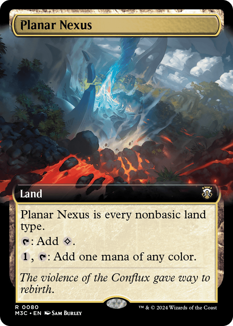 Planar Nexus (Extended Art) [Modern Horizons 3 Commander] MTG Single Magic: The Gathering  | Multizone: Comics And Games
