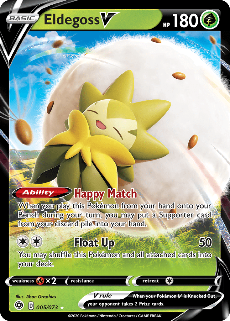 Eldegoss V (005/073) [Sword & Shield: Champion's Path] Pokemon Single Pokémon  | Multizone: Comics And Games