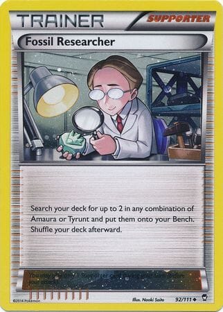 Fossil Researcher (92/111) (Cosmos Holo) [XY: Furious Fists] Pokemon Single Pokémon  | Multizone: Comics And Games