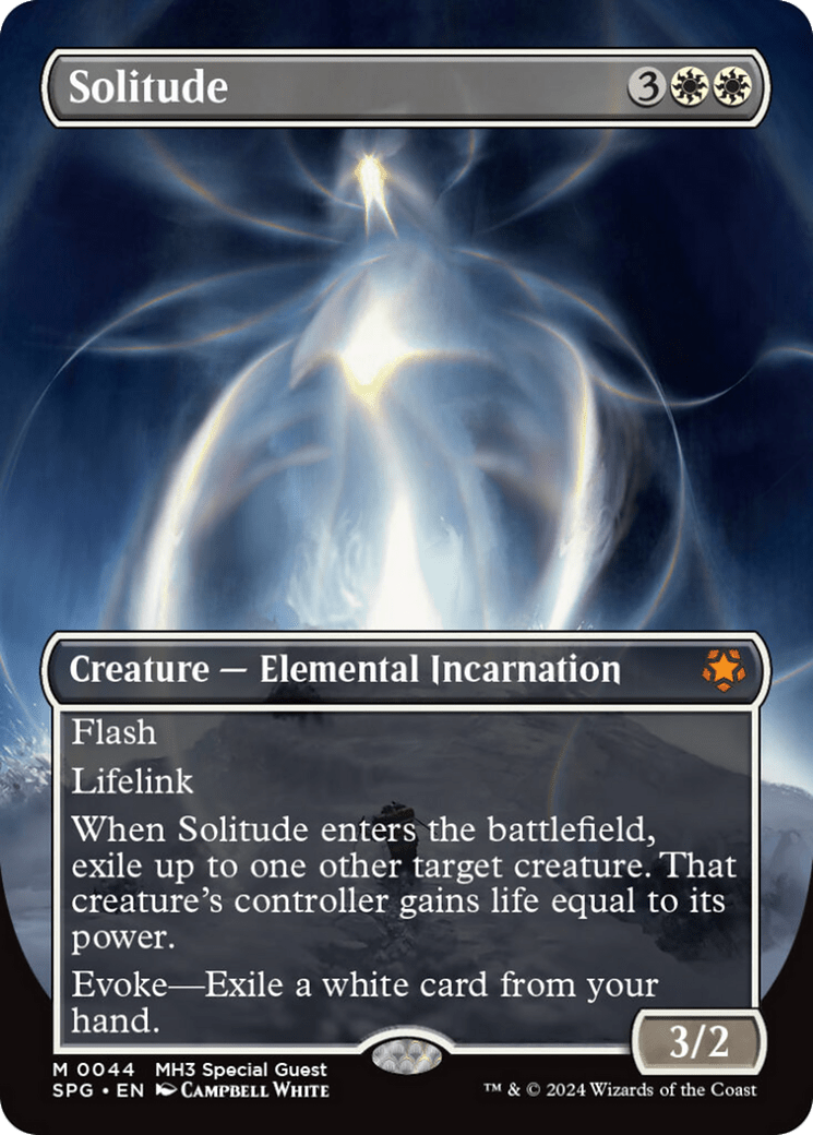 Solitude (Borderless) [Modern Horizons 3 Special Guests] MTG Single Magic: The Gathering  | Multizone: Comics And Games