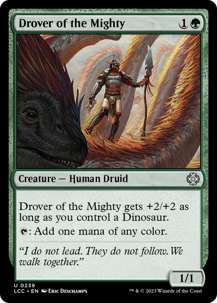 Drover of the Mighty [The Lost Caverns of Ixalan Commander] MTG Single Magic: The Gathering  | Multizone: Comics And Games