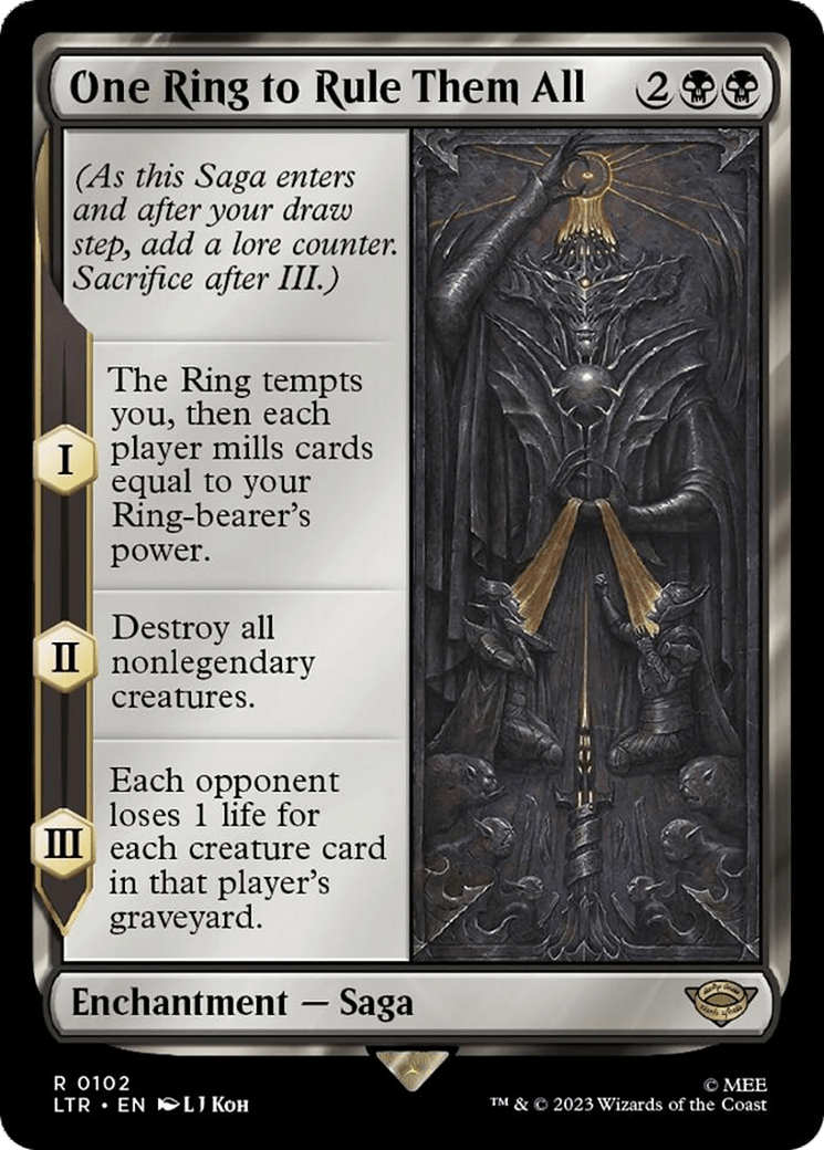 One Ring to Rule Them All [The Lord of the Rings: Tales of Middle-Earth] MTG Single Magic: The Gathering  | Multizone: Comics And Games