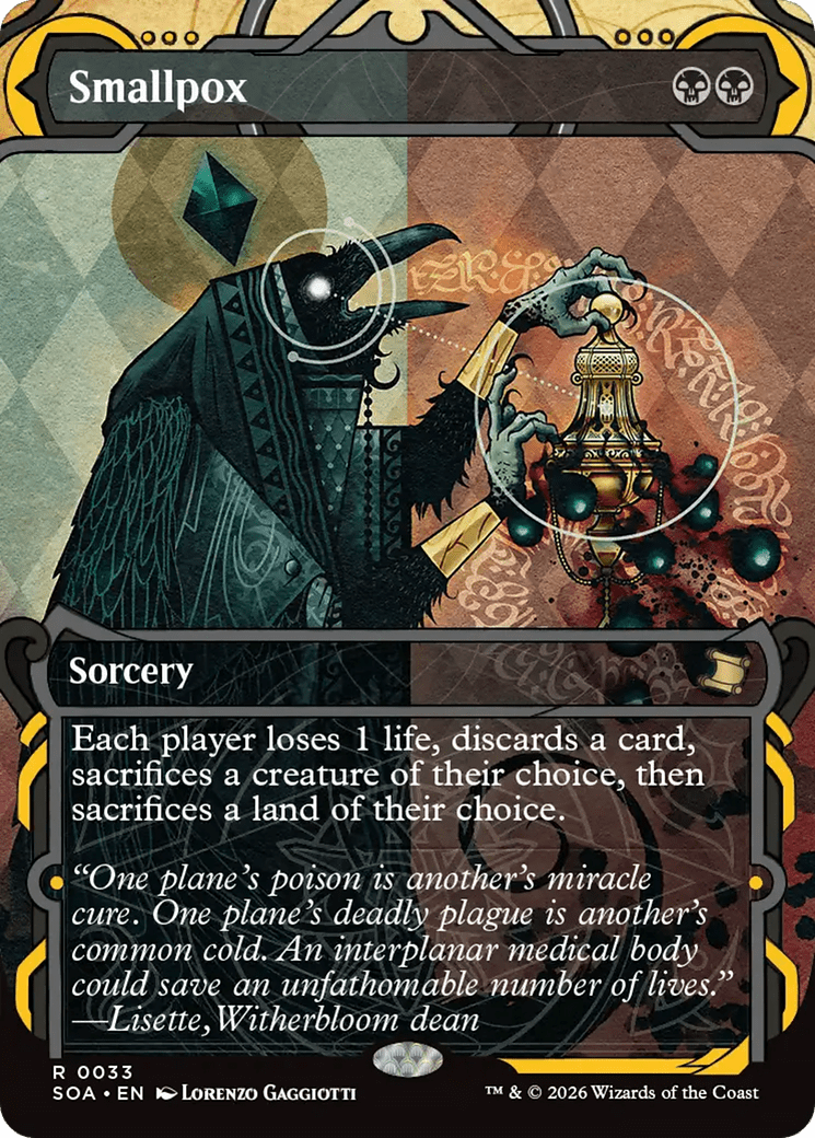 Smallpox [Secrets of Strixhaven: Mystical Archive] MTG Single Magic: The Gathering  | Multizone: Comics And Games