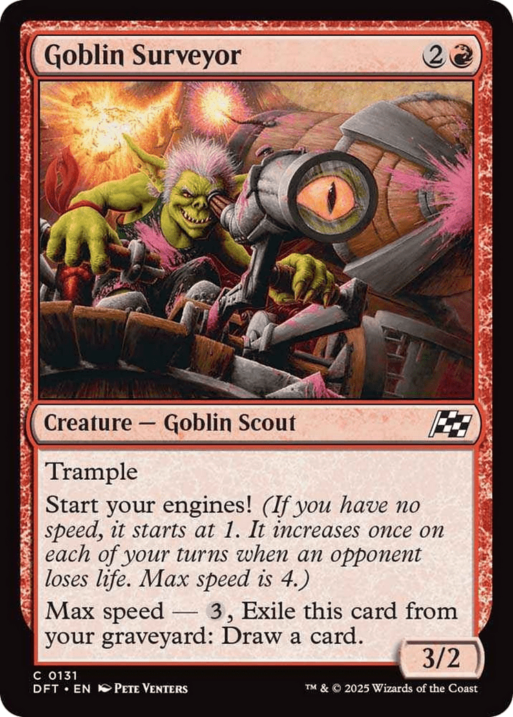 Goblin Surveyor [Aetherdrift] MTG Single Magic: The Gathering  | Multizone: Comics And Games