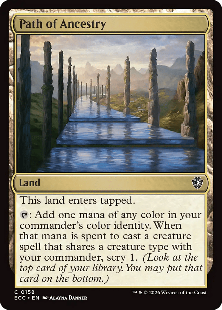 Path of Ancestry [Lorwyn Eclipsed Commander] MTG Single Magic: The Gathering  | Multizone: Comics And Games