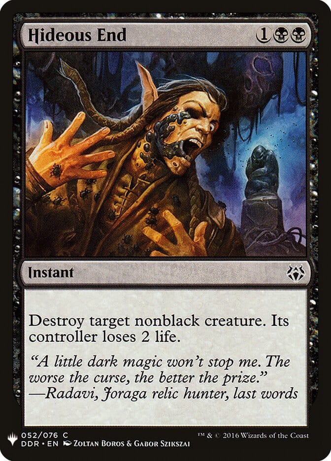 Hideous End [Mystery Booster] MTG Single Magic: The Gathering  | Multizone: Comics And Games