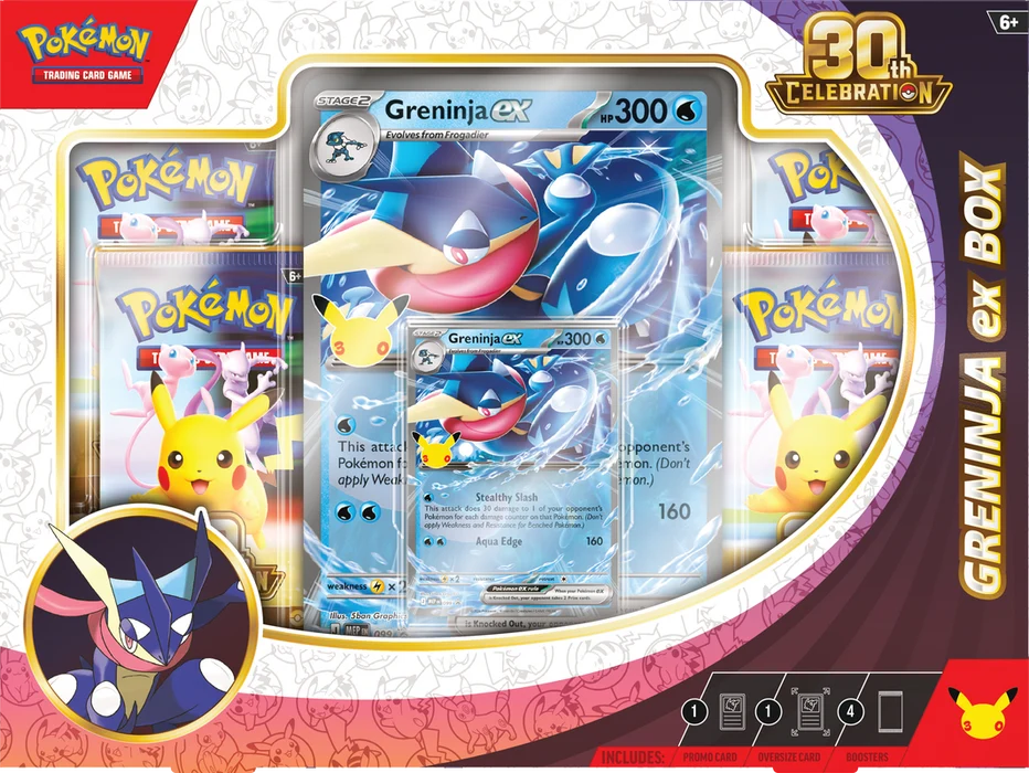 Pokemon 30th Celebration Greninja Ex Box | Multizone: Comics And Games