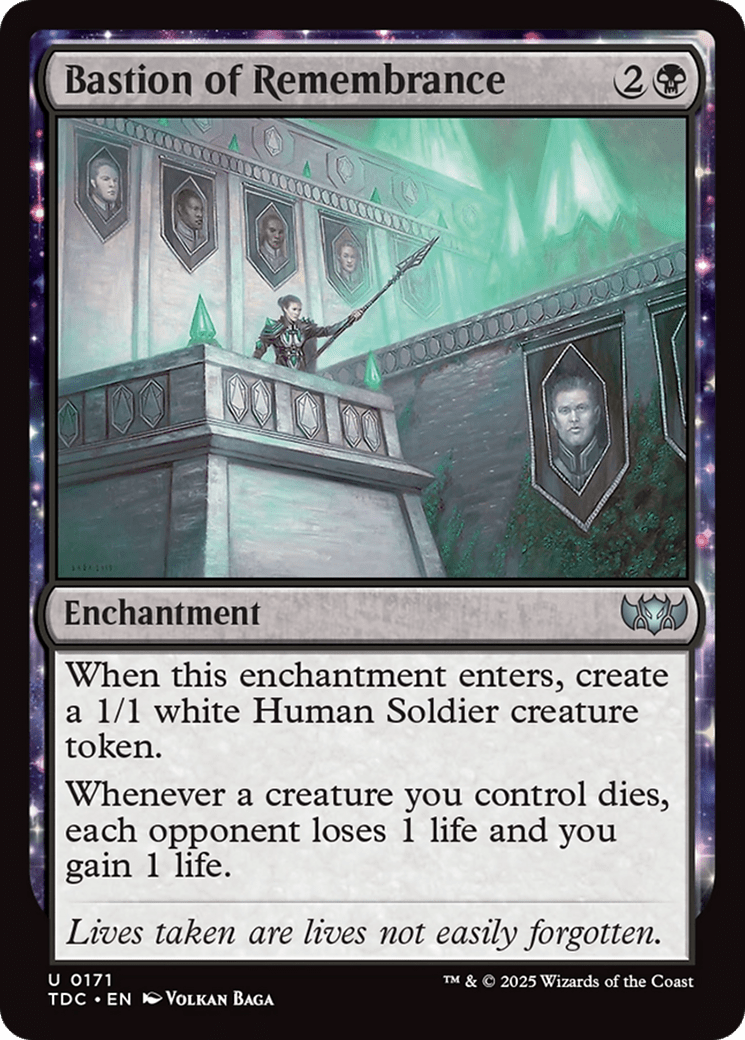 Bastion of Remembrance [Tarkir: Dragonstorm Commander] MTG Single Magic: The Gathering  | Multizone: Comics And Games