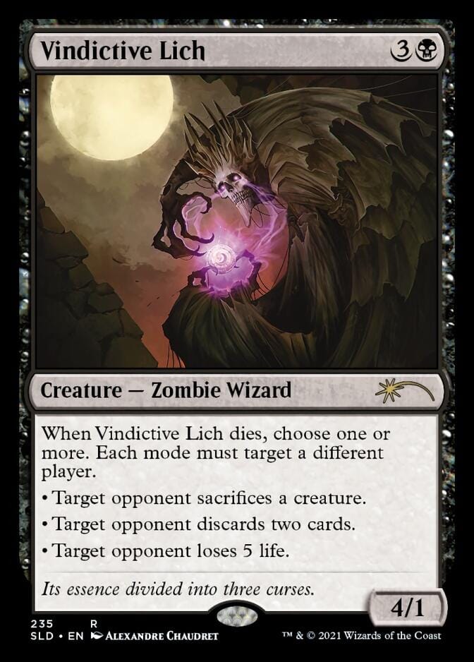 Vindictive Lich [Secret Lair Drop Series] MTG Single Magic: The Gathering  | Multizone: Comics And Games