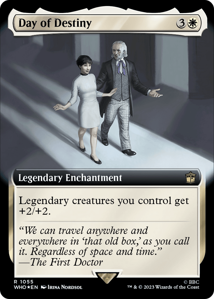 Day of Destiny (Extended Art) (Surge Foil) [Doctor Who] MTG Single Magic: The Gathering  | Multizone: Comics And Games