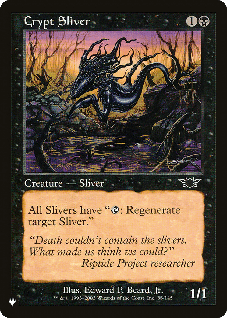 Crypt Sliver [The List] MTG Single Magic: The Gathering  | Multizone: Comics And Games
