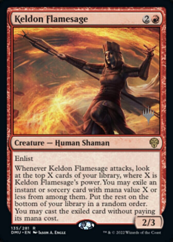 Keldon Flamesage (Promo Pack) [Dominaria United Promos] MTG Single Magic: The Gathering  | Multizone: Comics And Games