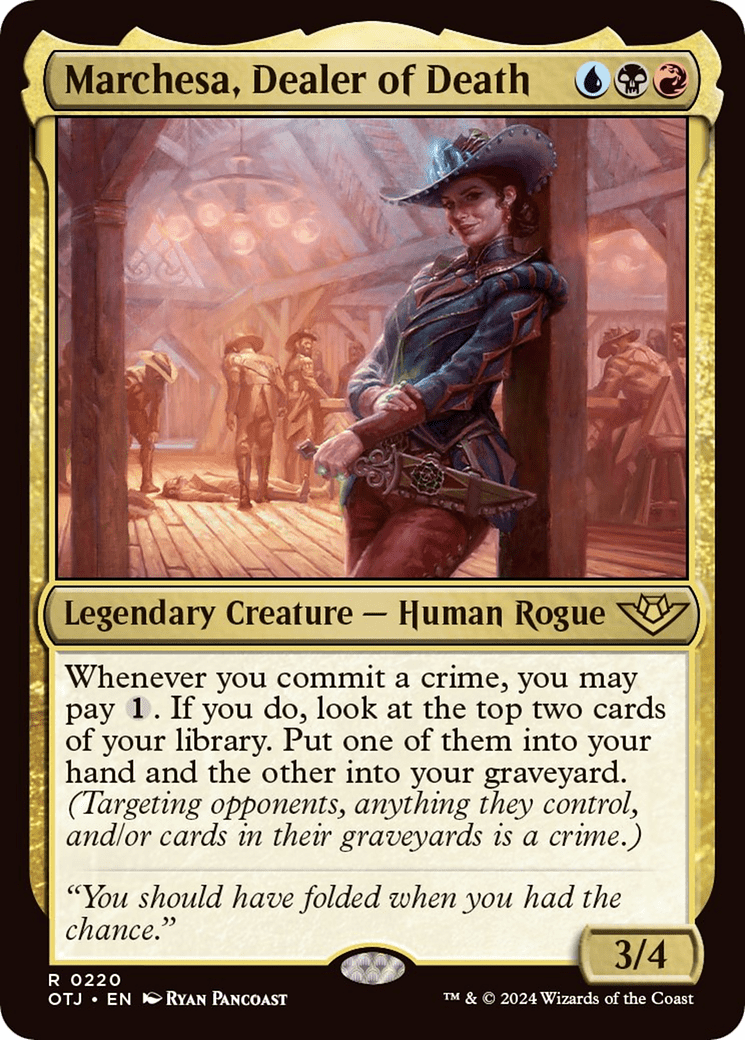 Marchesa, Dealer of Death [Outlaws of Thunder Junction] MTG Single Magic: The Gathering  | Multizone: Comics And Games