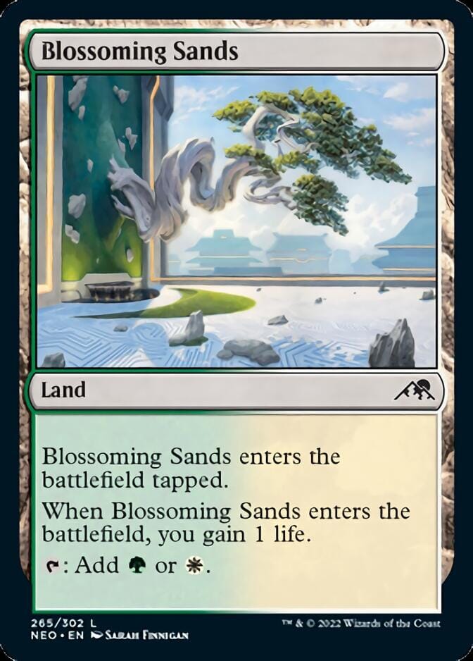 Blossoming Sands [Kamigawa: Neon Dynasty] MTG Single Magic: The Gathering  | Multizone: Comics And Games