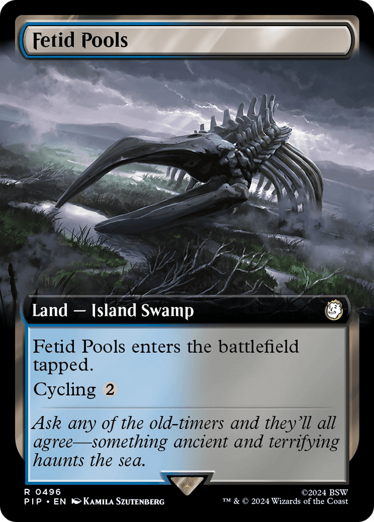 Fetid Pools (Extended Art) [Fallout] MTG Single Magic: The Gathering  | Multizone: Comics And Games