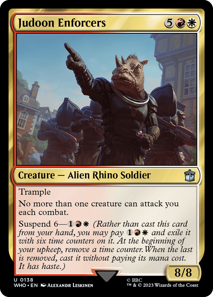 Judoon Enforcers [Doctor Who] MTG Single Magic: The Gathering  | Multizone: Comics And Games