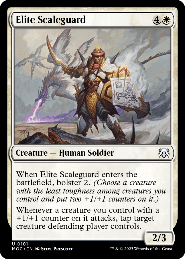 Elite Scaleguard [March of the Machine Commander] MTG Single Magic: The Gathering  | Multizone: Comics And Games