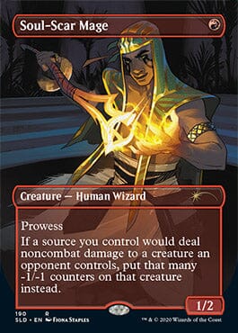 Soul-Scar Mage (Borderless) [Secret Lair Drop Series] MTG Single Magic: The Gathering  | Multizone: Comics And Games
