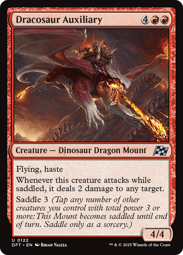 Dracosaur Auxiliary [Aetherdrift] MTG Single Magic: The Gathering  | Multizone: Comics And Games