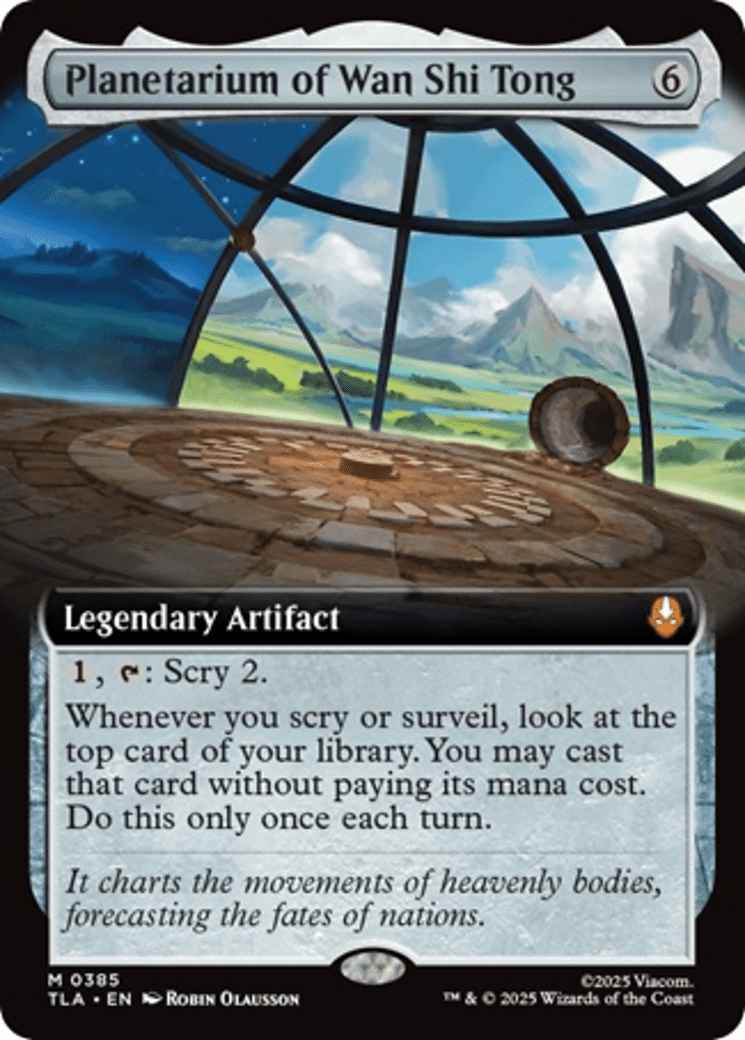 Planetarium of Wan Shi Tong (Extended Art) [Avatar: The Last Airbender] MTG Single Magic: The Gathering  | Multizone: Comics And Games